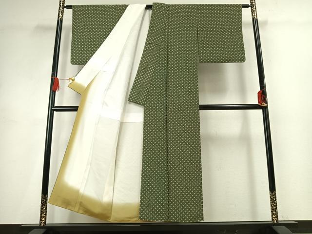 平和屋着物■上質な小紋　花尽くし　正絹　逸品　AABG1908fy