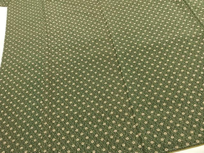 平和屋着物■上質な小紋　花尽くし　正絹　逸品　AABG1908fy
