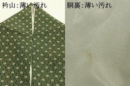 平和屋着物■上質な小紋　花尽くし　正絹　逸品　AABG1908fy