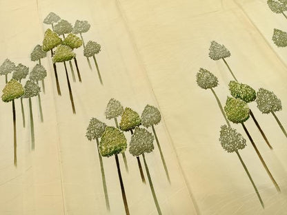 平和屋着物■訪問着　樹林文　暈し染め　正絹　逸品　AABG1936fy