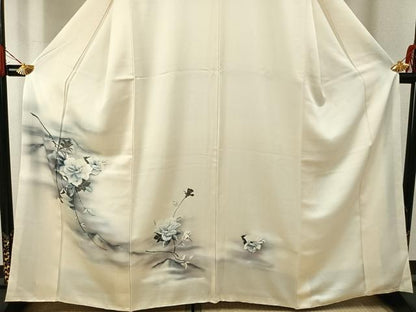 平和屋着物■訪問着　草花文　暈し染め　正絹　逸品　AABG1948fy
