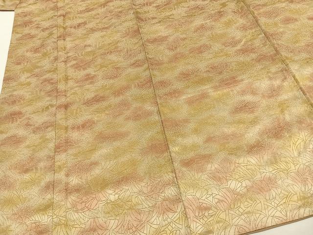 平和屋着物■上質な小紋 風景文 暈し染め 正絹 逸品 AABG1971fy