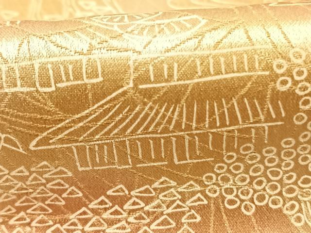 平和屋着物■上質な小紋 風景文 暈し染め 正絹 逸品 AABG1971fy