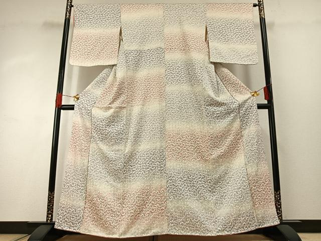 平和屋着物■上質な小紋 蝶づくし 暈し染め 金彩 正絹 逸品 AABG1986fy