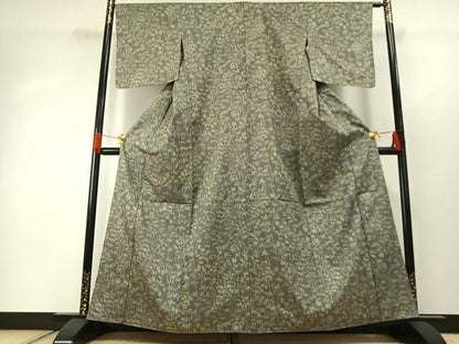 平和屋着物■上質な紬　松　正絹　逸品　未使用　AABG1995fy