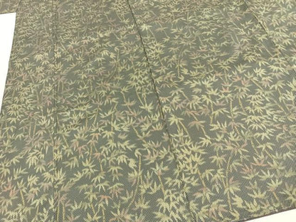 平和屋着物■上質な紬　松　正絹　逸品　未使用　AABG1995fy