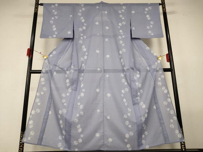 平和屋着物＊夏物 小紋 絽 糸巻文 洗える着物 AABG2002jd