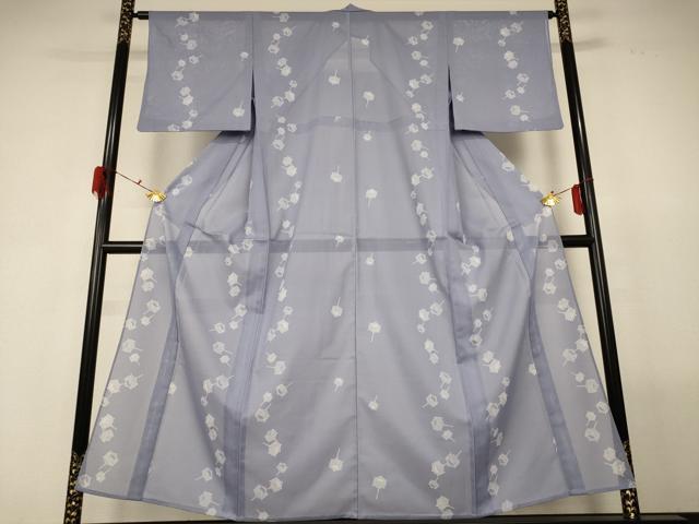 平和屋着物＊夏物 小紋 絽 糸巻文 洗える着物 AABG2002jd