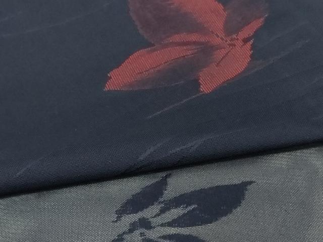 平和屋着物＊夏物　小紋　紗　舞花文　正絹　逸品　未使用　AABG2009jd