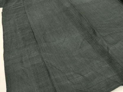 平和屋着物＊夏物 色無地 紗紬 仙斎茶色 正絹 逸品 AABG2011jd