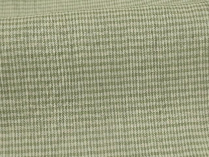 平和屋着物＊夏物　織物の名産　近江ちぢみ　縞　証紙付き　綿麻　AABG2015jd