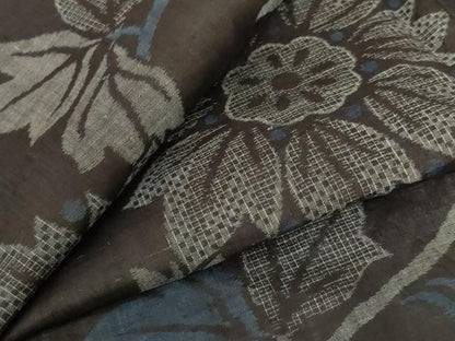 平和屋着物＊夏物 重要無形文化財 本場宮古上布 花唐草文 苧麻 逸品 AABG2016jd
