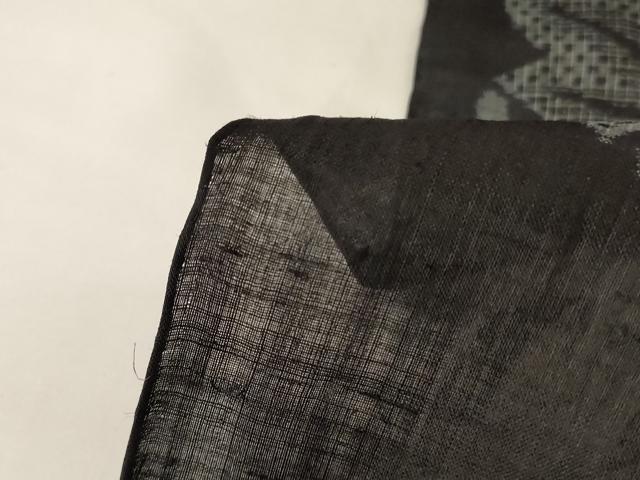 平和屋着物＊夏物 重要無形文化財 本場宮古上布 花唐草文 苧麻 逸品 AABG2016jd