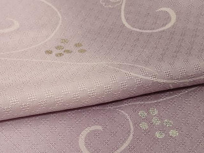 平和屋着物＊夏物 お召 花織 唐草文 暈し染め 金銀彩 正絹 逸品 AABG2017jd