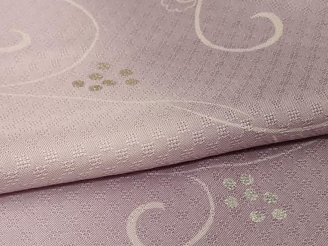 平和屋着物＊夏物 お召 花織 唐草文 暈し染め 金銀彩 正絹 逸品 AABG2017jd
