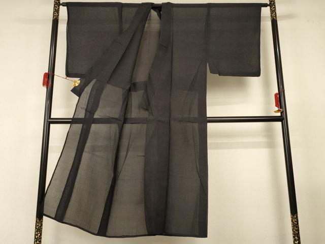 平和屋着物＊夏物　男性　重要無形文化財　本場宮古上布　菱文　苧麻　逸品　AABG2018jd
