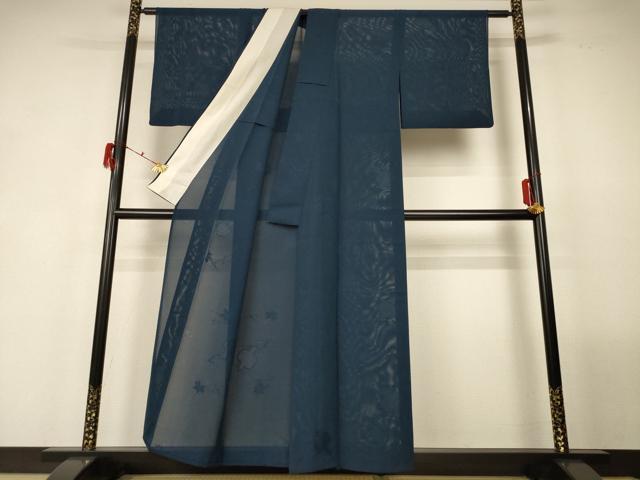 平和屋着物＊夏物 色無地 絽 小槌紋紗 褐返色 正絹 逸品 AABG2025jd