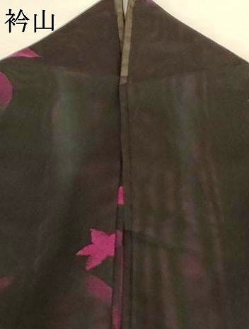 平和屋着物＊夏物 小紋 紗 草花文 正絹 逸品 AABG2027jd