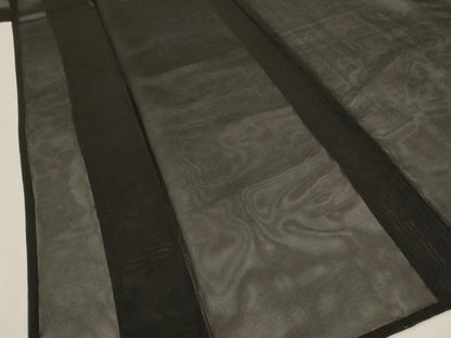 平和屋着物＊夏物 小紋 紗 丸文 正絹 逸品 AABG2035jd