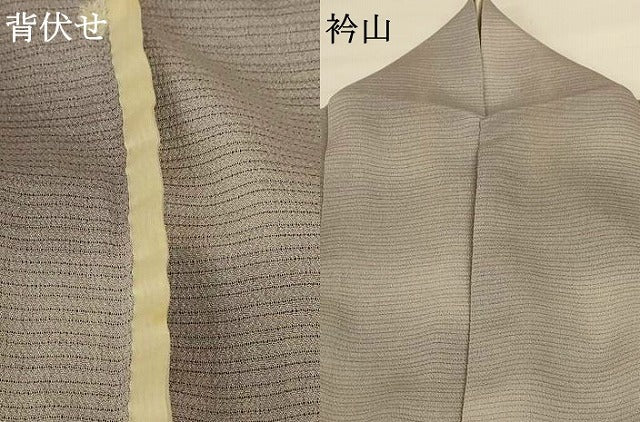 平和屋着物＊夏物 小紋 絽縮緬 霞文 暈し染め 正絹 逸品 AABG2046jd