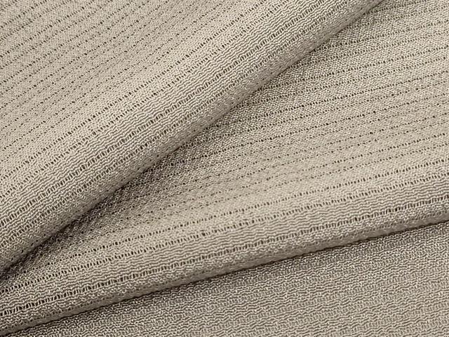 平和屋着物＊夏物 小紋 絽縮緬 霞文 暈し染め 正絹 逸品 AABG2046jd
