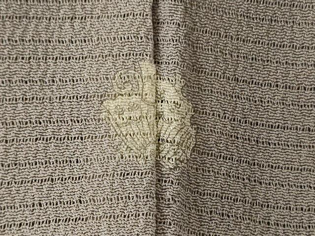 平和屋着物＊夏物 小紋 絽縮緬 霞文 暈し染め 正絹 逸品 AABG2046jd