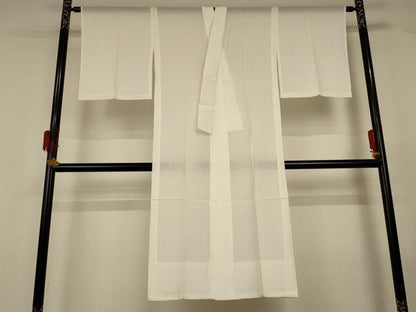 平和屋着物＊夏物 長襦袢 絽 象牙色 正絹 逸品 AABG2049jd
