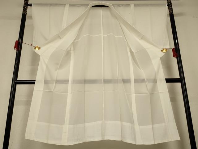 平和屋着物＊夏物 長襦袢 絽 象牙色 正絹 逸品 AABG2049jd