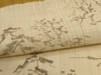 平和屋着物＊夏物 二代目 川村久太郎 訪問着 生紬 風景文 正絹 逸品 AABG2064jd