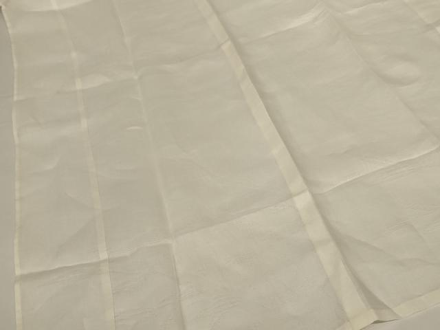 平和屋着物＊夏物 長襦袢 流水葉紋紗 象牙色 AABG2065jd