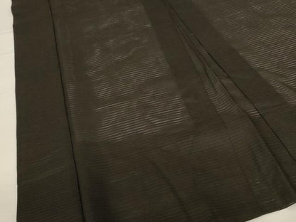 平和屋着物＊夏物　男性　羽織　黒紋付　絽　正絹　逸品　AABG2067jd
