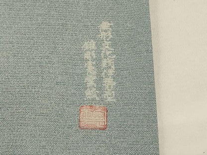 平和屋着物＊夏物 江戸小紋 絽 作家物 鮫小紋柄 正絹 逸品 未使用 AABG2069jd