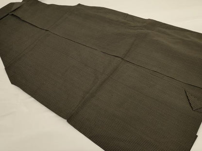 平和屋着物＊夏物 男性 馬乗り袴 縞 正絹 逸品 AABG2071jd