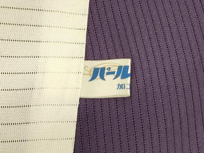 平和屋着物＊夏物 訪問着 縦絽 草花文 反端付き 正絹 逸品 AABG2079jd