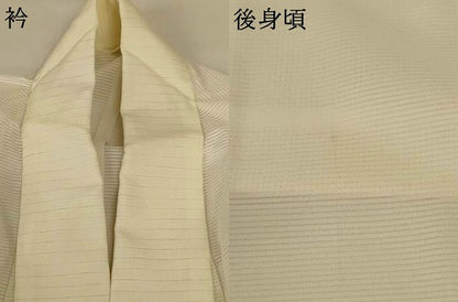 平和屋着物＊夏物 長襦袢 絽 白色 洗える着物 AABG2080jd