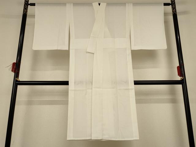 平和屋着物＊夏物 長襦袢 絽 白色 洗える着物 AABG2080jd