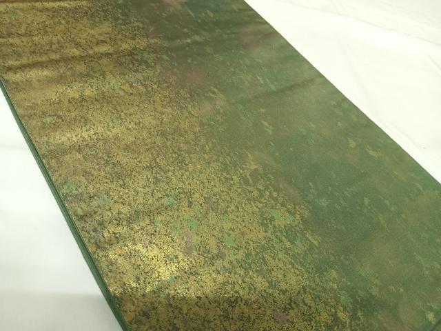 平和屋着物◎六通柄袋帯　作家物　霞文　引箔　正絹　逸品　AABG2244yx