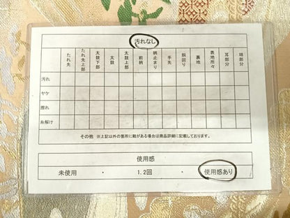 平和屋着物◎六通柄京袋帯　唐織　風景文　金銀糸　正絹　逸品　AABG2288yx