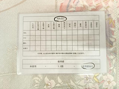 平和屋着物◎六通柄袋帯　唐織　花蝶文　金銀糸　正絹　逸品　AABG2352yx