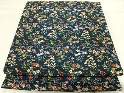 平和屋着物◎六通柄袋帯　唐織　花尽くし　金銀糸　正絹　逸品　AABG2457yx