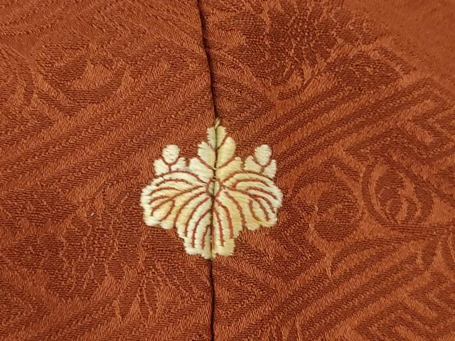 平和屋着物■豪華色留袖　刺繍　草花文　金彩　正絹　逸品　AABG2530ck