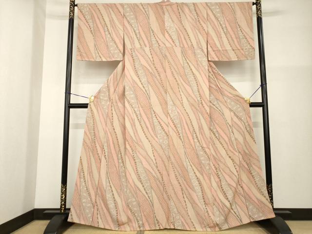 平和屋着物■上質な小紋 吉祥文 正絹 逸品 AABG2550ck