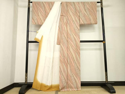 平和屋着物■上質な小紋 吉祥文 正絹 逸品 AABG2550ck