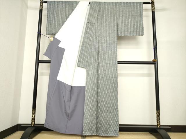 平和屋着物■上質な小紋 松尽くし 正絹 逸品 AABG2615ck