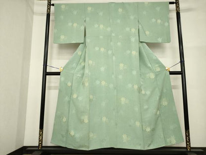 平和屋着物■上質な小紋 楓尽くし 正絹 逸品 AABG2630ck