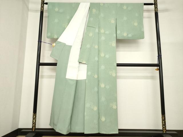 平和屋着物■上質な小紋 楓尽くし 正絹 逸品 AABG2630ck