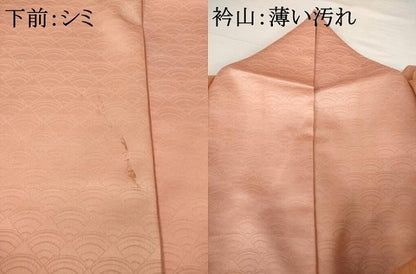 平和屋着物■訪問着 青海波地紋 暈し染め 正絹 逸品 AABG2633ck