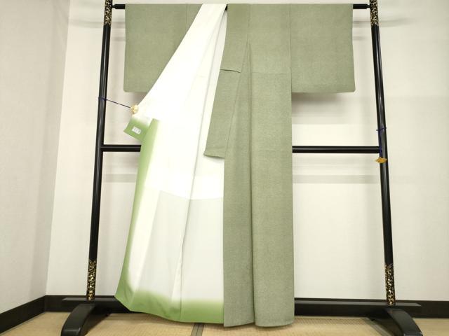 平和屋着物●洗える最高級着物　＜英＞はなぶさ謹製　江戸小紋　鮫小紋柄　AABG2637ck