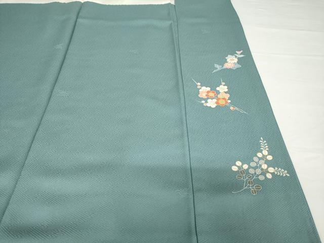 平和屋着物●訪問着　花篭文　暈し染め　正絹　逸品　未使用　AABG2639ck