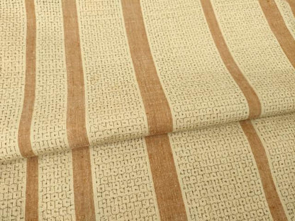 平和屋着物●本場結城紬　重要無形文化財　80亀甲　縞　正絹　逸品　AABG2674ck
